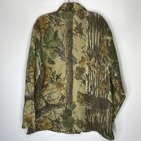 Vintage Camouflage Military Hunting Field Lightweight Jacket Size Medium - Picture 2 of 8